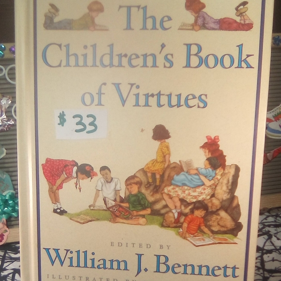 3 FOR $30 VINTAGE BOOK , " CHILDREN'S BOOK OF VIRTUES " - Picture 1 of 3